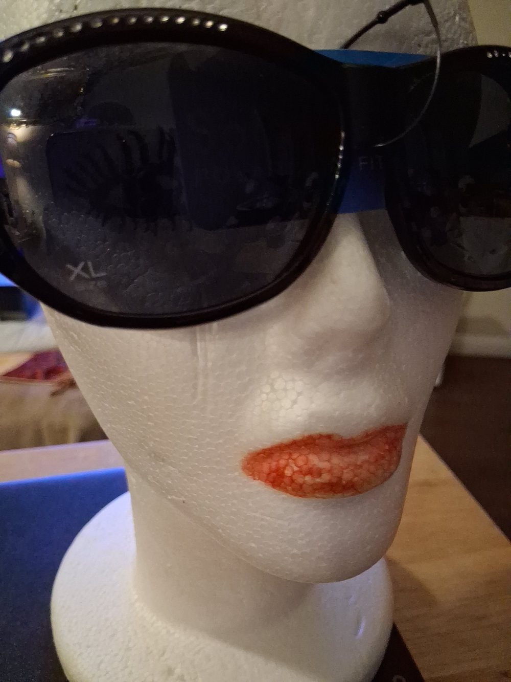 Women’s Black Oversized Sunglasses - Unbranded